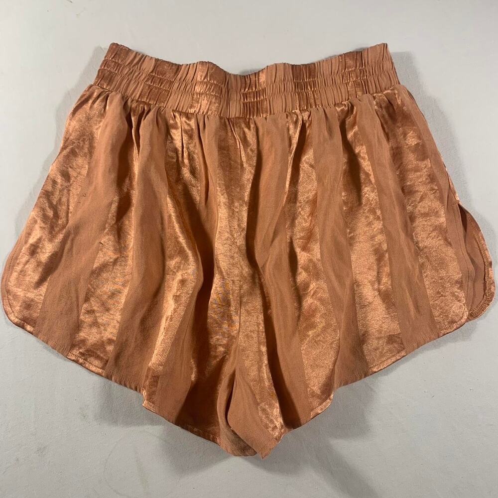 Victorias secrets bronze pinkish metallic shorts